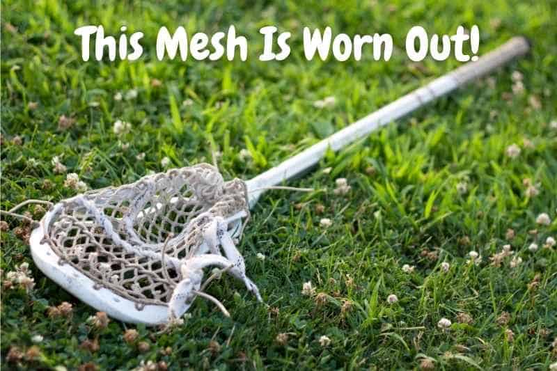 Replace Lacrosse Mesh Once It's Worn Out
