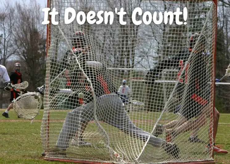 Don't kick ball into goal